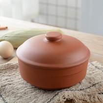 Purple sand ceramic egg bowl covered with steam rice bowl steam dish bowl of steam rice bowl of rice bowl of rice bowl