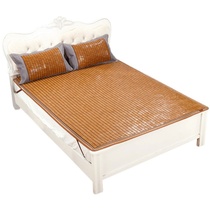 Bed mat double mat 1 linen 8m summer single mat student dormitory folding carbonized bamboo mat 1 5m