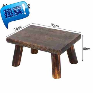 Solid wood stool fashion bench small wooden stool home living room low c stool wood chair square stool children's shoe changing stool