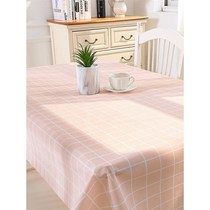 Table cloth waterproof and burn-proof oil-free PVC plastic table cushion desk ins student cloth art tablecu Nordic tea table