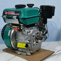 168FA air-cooled diesel engine single cylinder 4 horsepower 25mm six-tooth spline O key shaft flat key shaft for micro tillage machine Laiyao