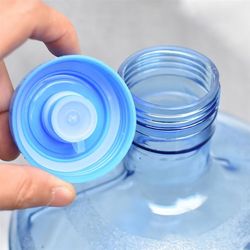 ຄວາມໄວ 4pcs 55mm Water Bottle Cap Screw Top No Splash Cover Uni