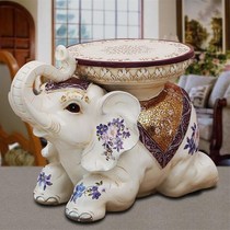 Elephant shoes changing stool living room decorations European-style ornaments wedding gifts moving to new home floor-standing ornaments