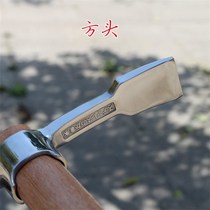 Camping stainless steel small foreign pickaxe outdoor Swiss pickaxe digging tree roots sheep pickaxe small pickaxe portable ice pick cross pickaxe