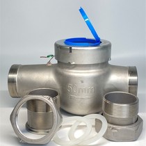 Factory direct sales stainless steel water meter rotary wing threaded thread buckle 304 316 cold S hot dry wet acid and alkali corrosion resistant