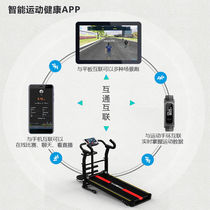 Treadmill household model small mechanical non-r powered indoor multi-functional folding family fitness walking for men and women