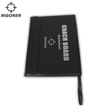 Basketball tactical board magnet pu material foldable briefcase sports training coach tactical command board