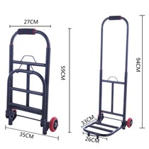 Thickened folding portable flatbed truck household transport truck flatbed trolley pull truck light trolley transport