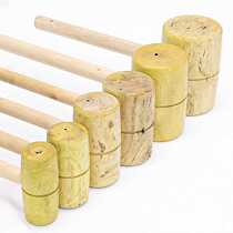 Sufa fish hammer a wood solid wood wooden handle small mallet tool for making glutinous rice cake household old wooden hammer