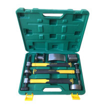 Sheet metal tools sheet metal concave and convex repair tools automotive sheet metal hammer set flat P head sheet metal tools pad iron worker
