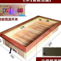 Electric fire phase tube fire cabinet heater n test foot roasting fire box electric fire barrel household deepened large solid wood rectangular deep