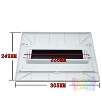 Distribution box plastic panel Meilan flat panel 10 12 15 18 21 position electrical box cover circuit box cover