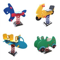 Kindergarten Children Outdoor PE Board Spring Rocking Horse District Square Outdoor Rocking Leroy Stilts Board Pleasure Equipment