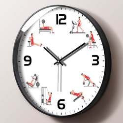 Speedy Gym Gym Creative Wall Clock Living Room Atmospheric Wall Clock Wall Watch Large Sports Clock Personalized Art