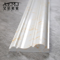 Full body imitation artificial marble line stone TV background wall frame door cover door frame waist line entrance window cover line