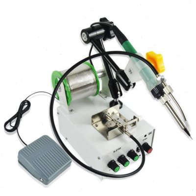 Tin silk out f self-pedal small new product full thermoregulation electric soldering iron welding bench thermostatic thermoregulation spot welding machine-Taobao