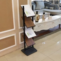 Floor-standing promotional rack magazine j rack display rack 4s store information rack vertical bookshelf rack leaflet display rack