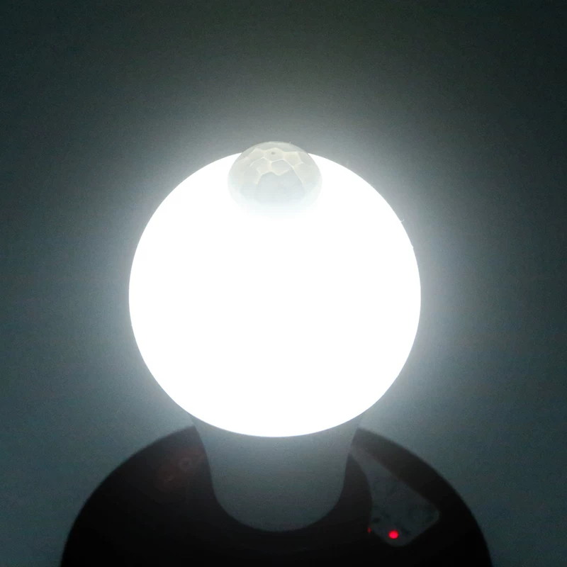 Новый товар 12W PIR-датчик движения светодиодная лампа AMPoule Led E27 IP42 OU