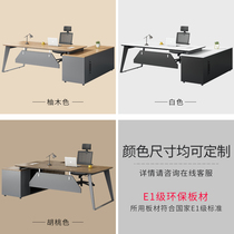 Beijing Office Furniture Boss Desk Single President Desk Supervisor Desk Manager Desk Executive Desk Office Table and Chair Combination