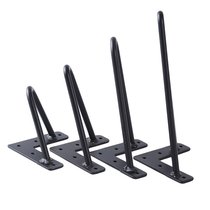 Metal Hairpin Table Desk Leg DIY Handcrafts Hardware Iron S