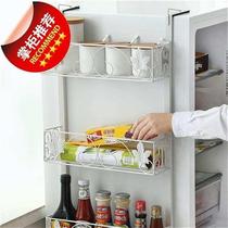 Sufa large-capacity storage 5-basket hanging solid enlarged storage shelf refrigerator side hanging rack practical Japanese style