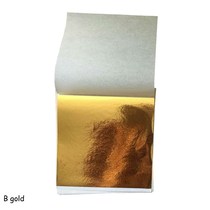 In stock 100 Pcs 8 5x9cm Art Craft Imitation Gold SliTver Copper