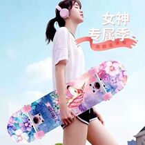 Factory sales scooter 6 to 12 years old boys 4 children can turn boys and girls N students beginners double rocker teenagers