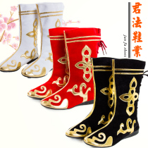 Sufa adult ethnic minority children men and women Mongolian shoes Tibetan boots Xinjiang Qiang soft soles dance dragon and drum