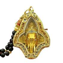 New Thai Buddha Amulet Long Po T Sanan Long Po Ben Elephant God Head Buddha Amulet Diamond Shell