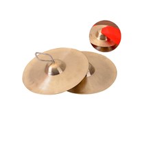 Bronze cymbal professional ring cymbal Beijing cymbal school Young Pioneers Drum Band snare drum J cymbal gong and drum team large cymbal small cymbal waist drum cymbal