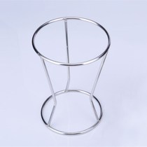 Stainless steel seal funnel small meatball work conical funnel fish cream cake tip funnel with shelf