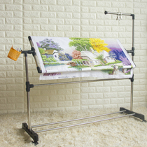 Adjustable embroidery frame stainless steel cross-stitch embroidery frame universal embroidery frame desktop home large cross-stitch frame embroidery table
