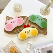 Cute pup face eye mask for sleep special for relieving eye fatigue cute and funny ice pack for children blackout students men and women