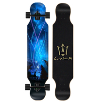 Skateboard longboard for boys and girls beginners dance board for street teenagers and children adults professional road four-wheel scooter