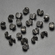 Biting lead charcoal black clamp lead rock fishing lead pendant opening sea fishing lead pendant biting raft fishing weighted lead quick hand pinching opening lead