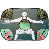New childrens indoor folding human-shaped football net frame outdoor youth portable N portable training football goal dual use