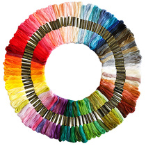 100 color embroidery diy embroidery thread set branch line for beginners European three-dimensional cotton thread embroidery thread cross stitch embroidery thread