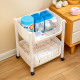 新生婴幼儿用品置物架宝宝护理小推车储物架可移动尿布台整理架