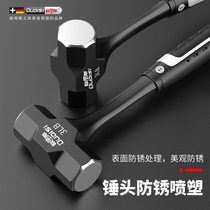 Sufa octagonal hammer construction site h iron hammer heavy-duty masonry hammer high carbon steel one-piece hammer tool household 3 pounds 4 pounds hand