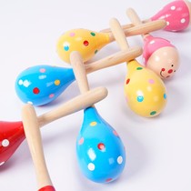 Cartoon sand hammer childrens Orff percussion instrument music baby sand egg maracas small class doll home sensory toy
