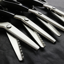 Lace scissors clothing g tailor scissors serrated scissors triangular teeth arc teeth wave scissors dog teeth scissors fabric sample scissors