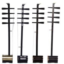 Guemon Four-cylinder musical instrument Black sandalwood Skull Sculpture Alt four Hu Piying duo Ztai Tonghu Four Hu