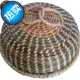Household straw pot lid straw pot lid steamer steamer steamed bun pot lid stainless steel aluminum pot straw hat thatch heightening