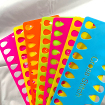 Cross-stitch plastic thread g-board threading board with digital embroidery large hole winding board thread splitter embroidery thread storage and management