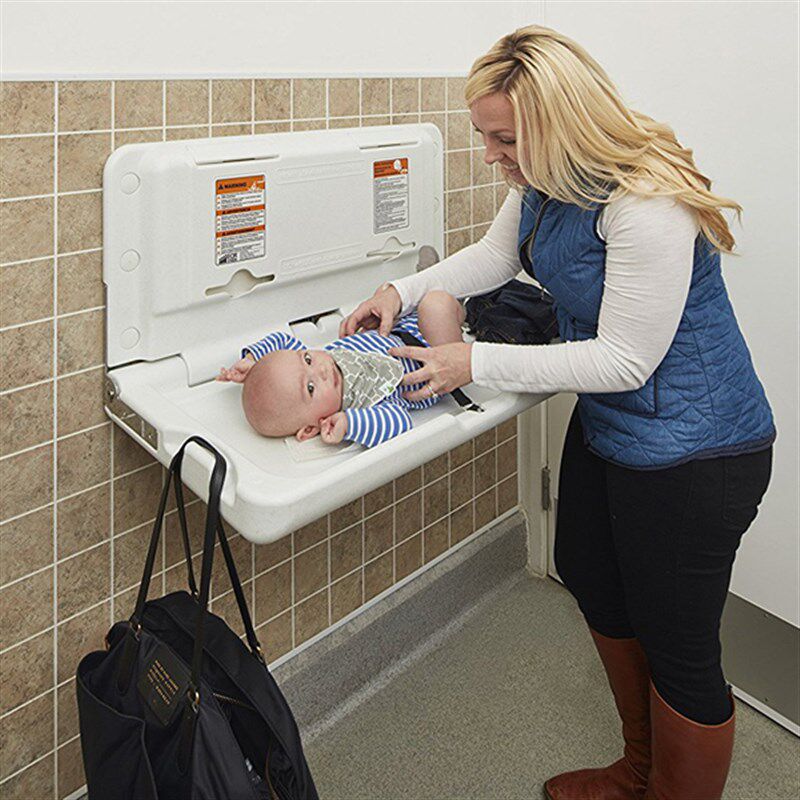 Third Makeup Room Baby Care Desk Foldable Wall-mounted Children Swap table for changing clothes tables Mother and baby bathroom seats-Taobao