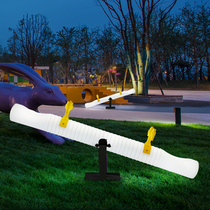 Luminous Stilts Stilts Outdoor Cell Square Playgrounds Balance Plate Children Double Parent-child Puzzle amenities Lights