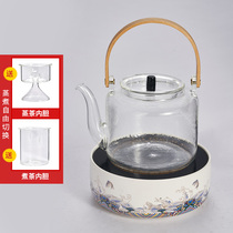 Tea making teapot electric ceramic stove mini small ceramic shell tea making device smart tea making induction cooker household light wave stove