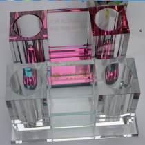 Crystal microphone stand base bracket crystal stand microphone stand ktv karaoke wireless microphone stand free engraving logo