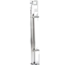 Non-standard custom stainless steel engineering railing bar holding glass railing fencing accessories