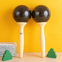 Band sand hammer professional sand ball Orff percussion instrument wooden sand hammer adult rhythm instrument plastic sand hammer tuba